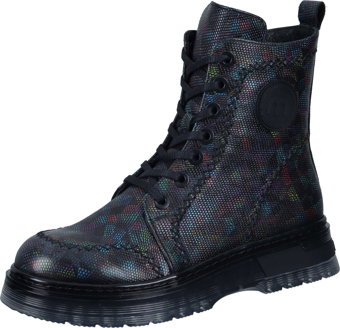 Manitu Stiefeletten Stiefelette aus echtem Leder (bunt)