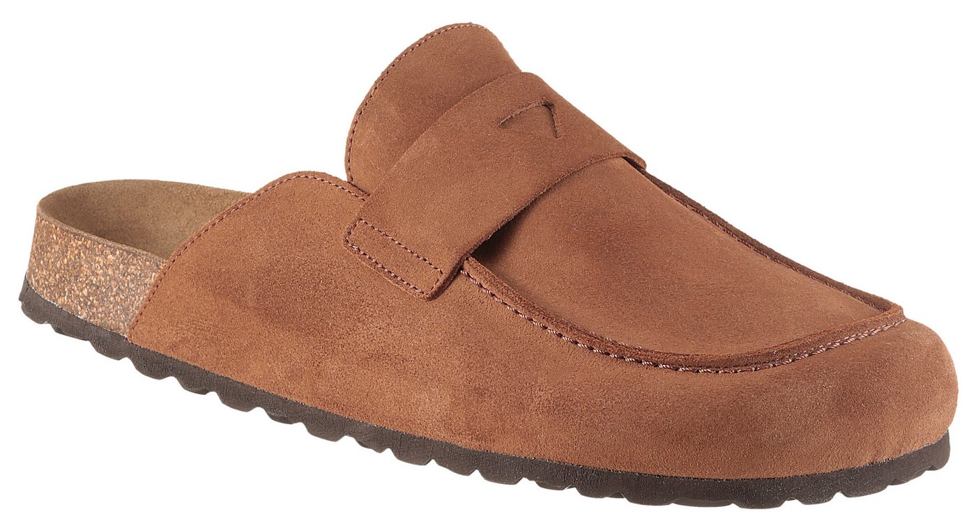 Man's World Clog Schlappen, Sommerschuh, Hausschuh mit ergonomisch geformtem Fußbett