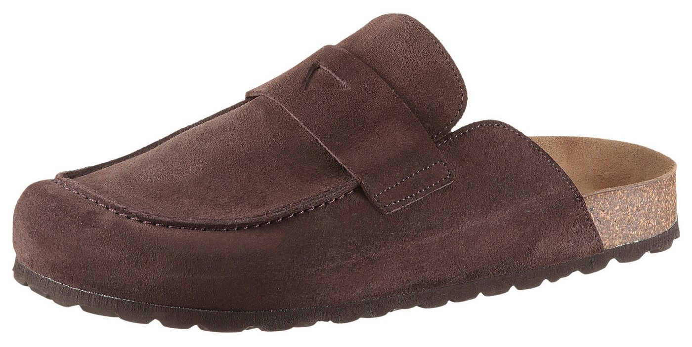 Man's World Clog Schlappen, Sommerschuh, Hausschuh mit ergonomisch geformtem Fußbett