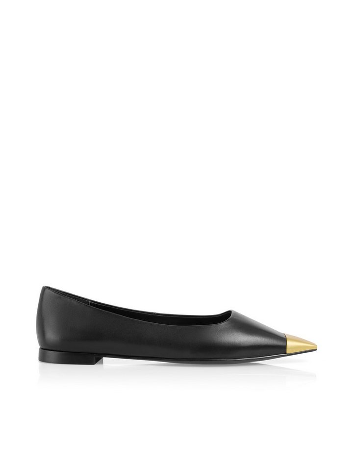 Marc Cain Collections Ballerina Blockabsatz, Pumps, Slipper, Abendschuh in eleganter, spitzer Form