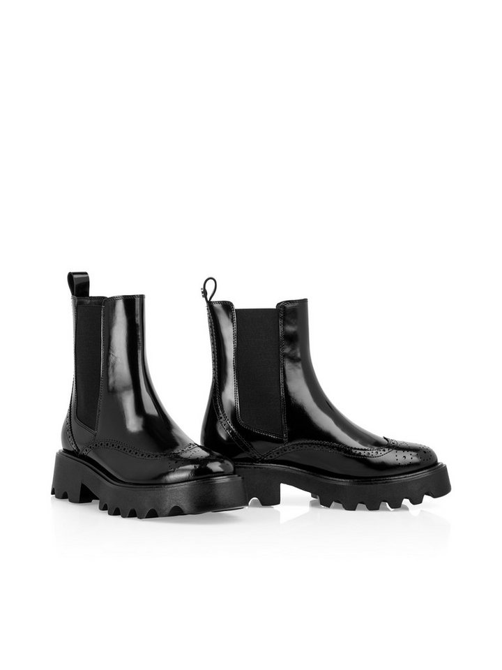 Marc Cain Sports Dodgy Dogs Chelseaboots Stiefelette, Boots mit Plateausohle und Chunky Profil