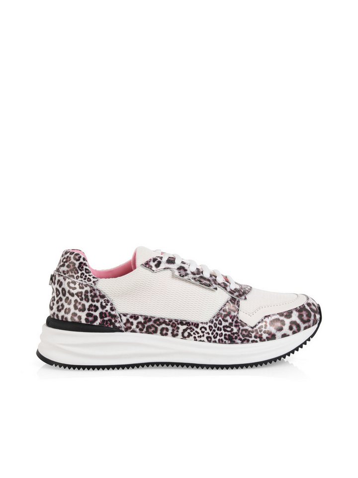 Marc Cain Sports Mon Cherry Keilsneaker Halbschuuh, Schnürschuh mit hochgezogener Sohle vorne