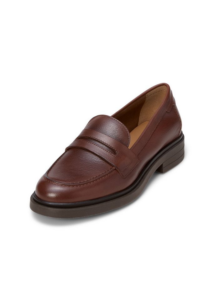 Marc O'Polo aus edlem Rindleder Loafer (braun)