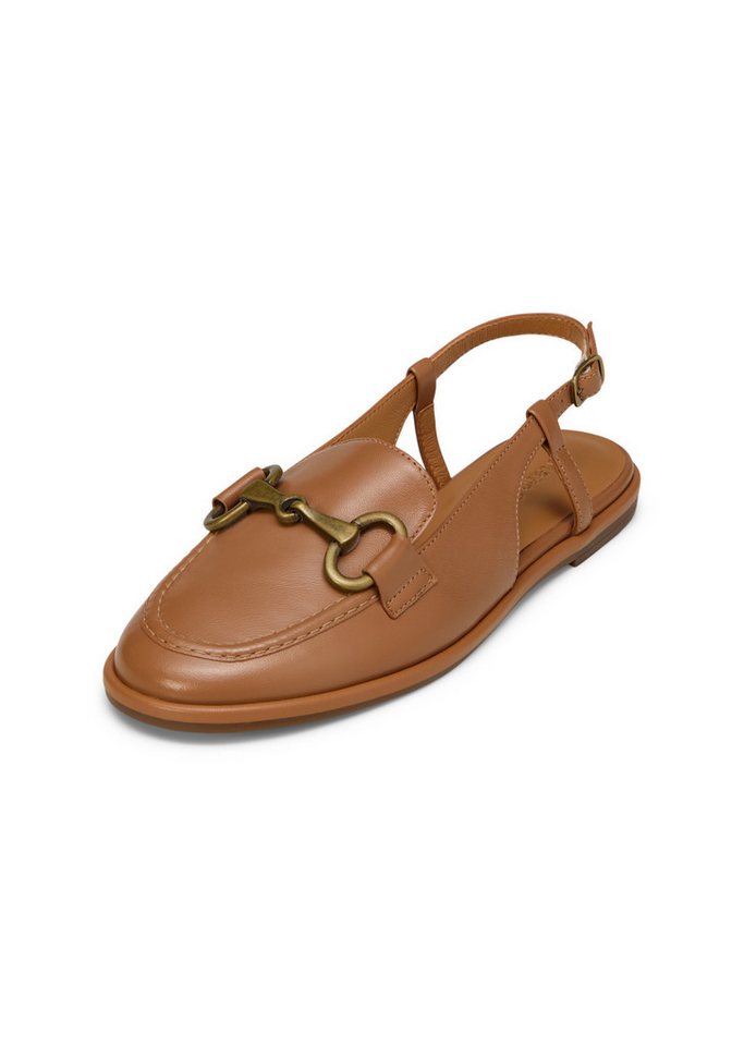 Marc O'Polo aus edlem Rindleder Sandale (braun)