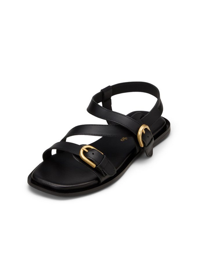 Marc O'Polo aus edlem Rindleder Sandale (schwarz)
