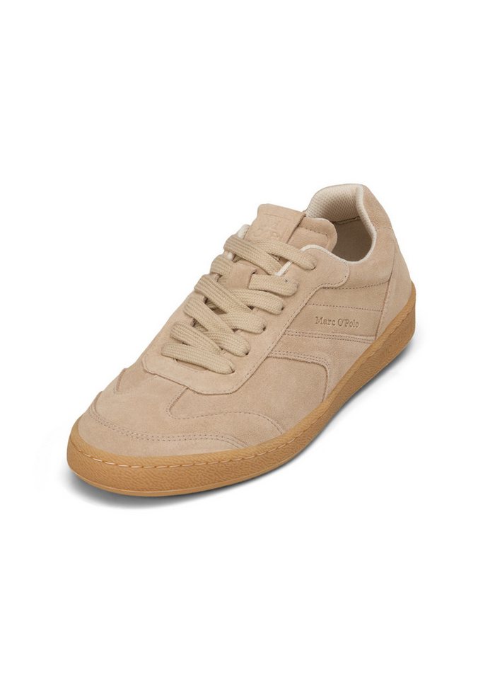 Marc O'Polo aus edlem Rindleder Sneaker (braun)