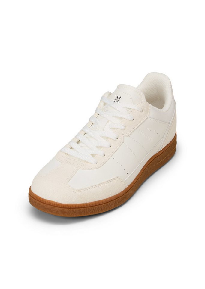 Marc O'Polo aus edlem Rindleder Sneaker (weiß)