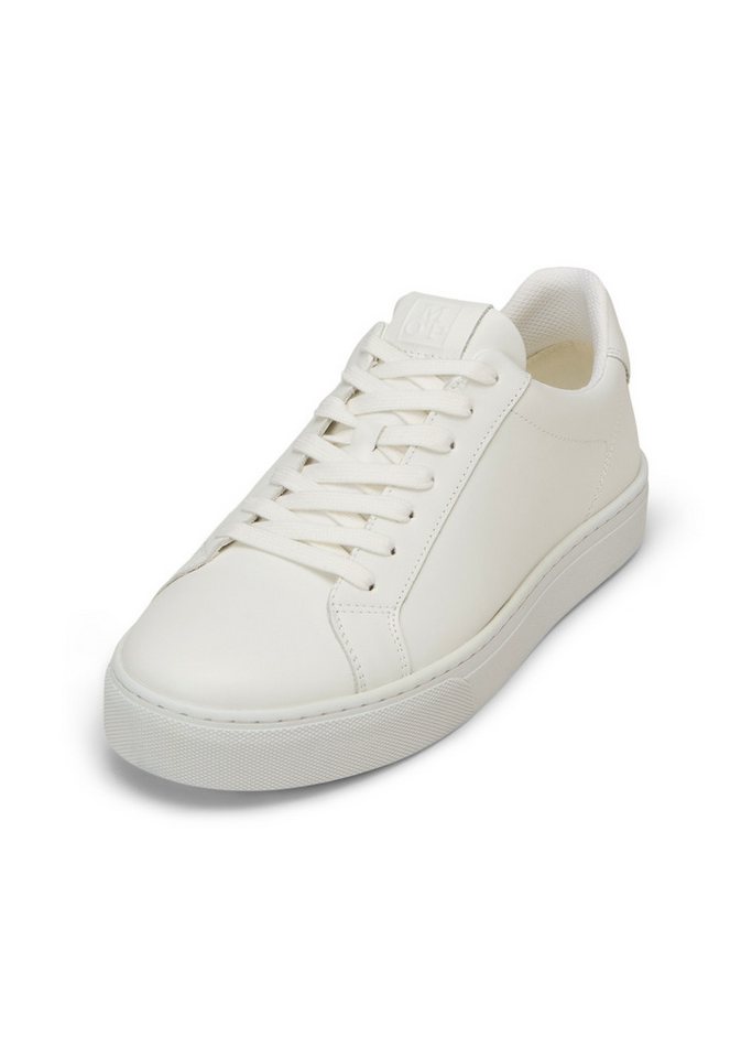 Marc O'Polo aus edlem Rindnappaleder Sneaker (weiß)