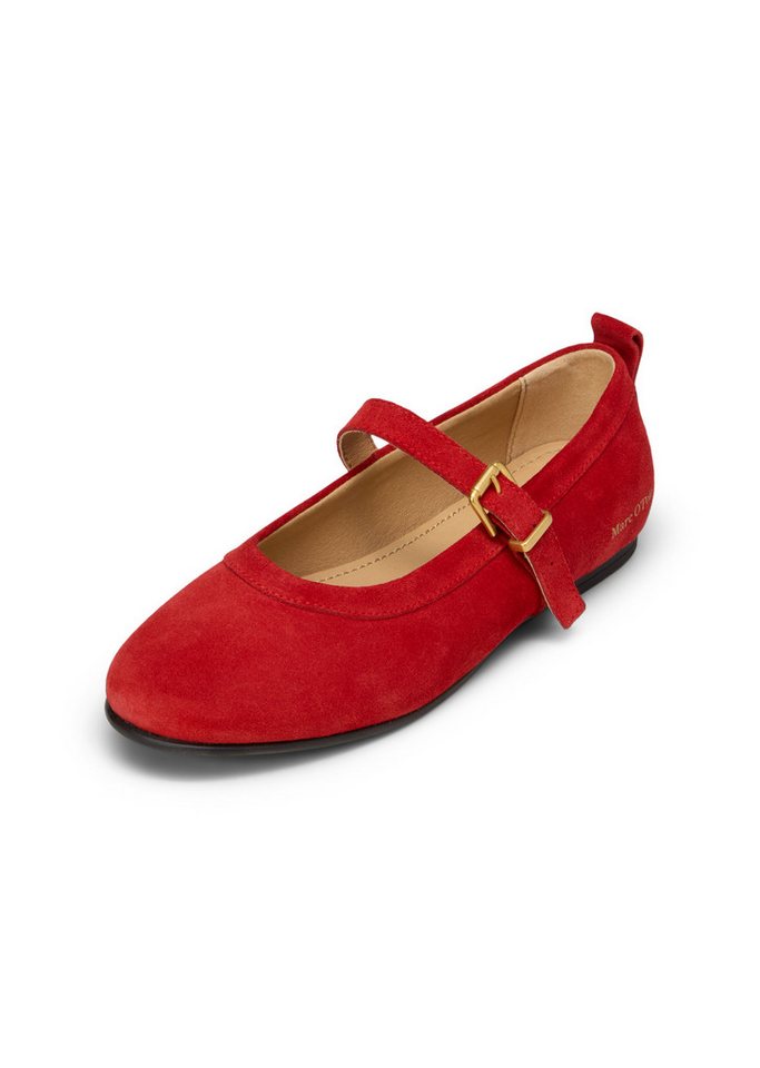 Marc O'Polo aus geöltem Veloursleder Ballerina