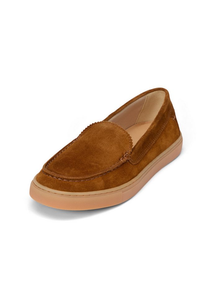 Marc O'Polo aus geöltem Veloursleder Loafer (braun)