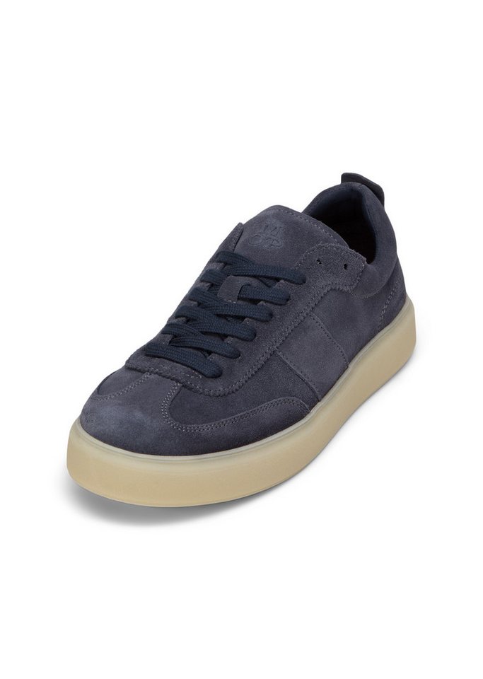 Marc O'Polo aus geöltem Veloursleder Sneaker (blau)