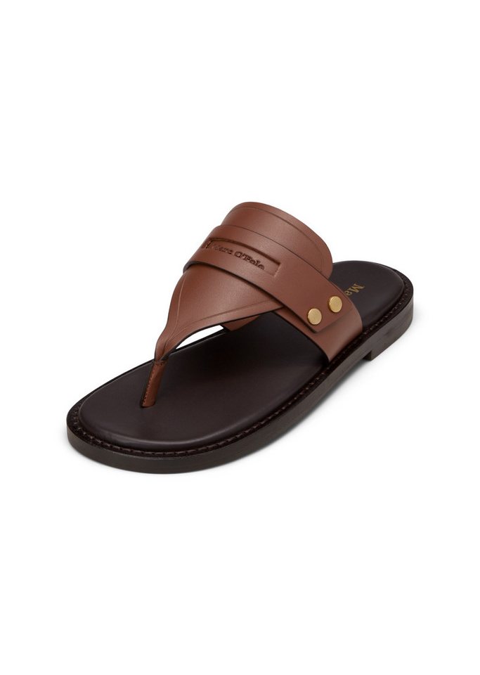Marc O'Polo aus hochwertigem Rindleder Sandale (braun)