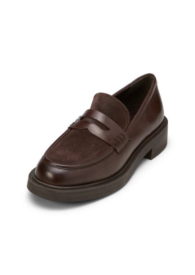 Marc O'Polo aus Leder-Mix: glatt und Velours Loafer