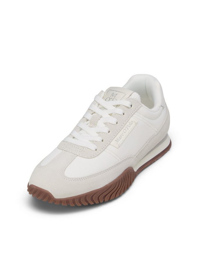 Marc O'Polo aus Leder und Nylon Sneaker (weiß)