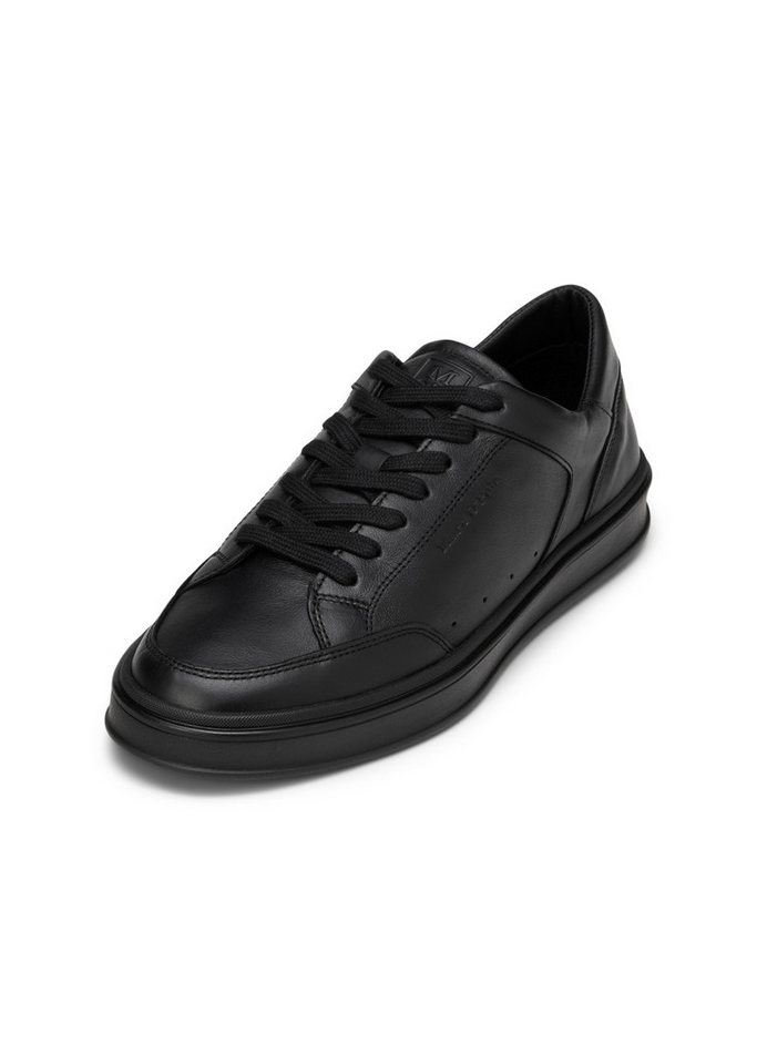 Marc O'Polo aus natürlichem Rindleder Sneaker (schwarz)