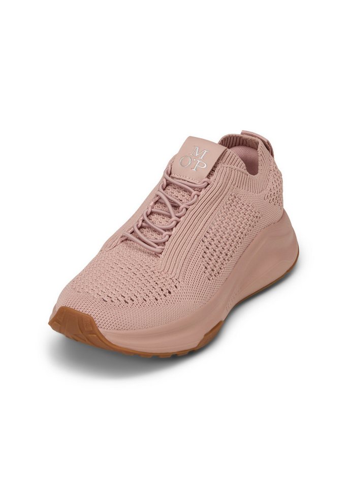 Marc O'Polo aus recyceltem Polyester Sneaker (beige/rosa)