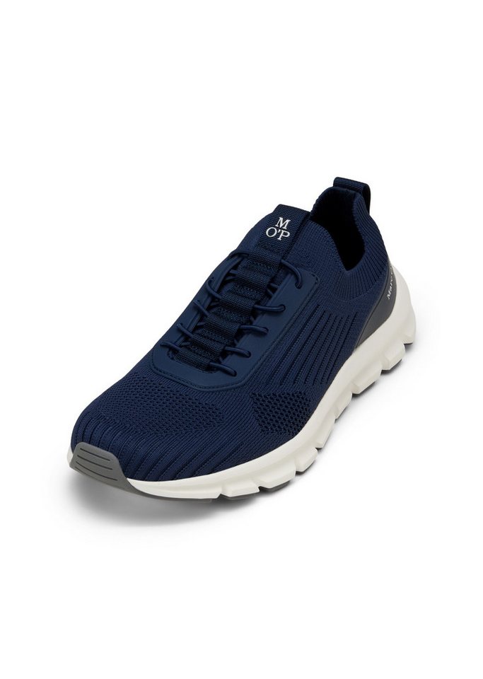 Marc O'Polo aus recyceltem Polyester Sneaker (blau)