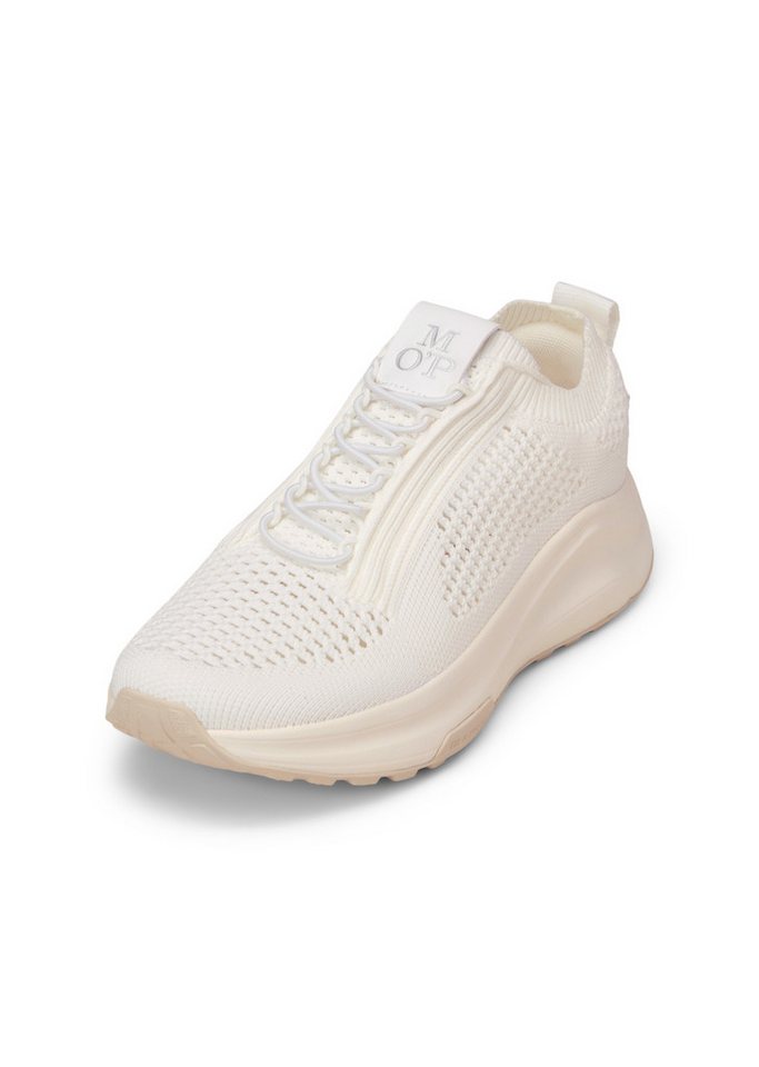Marc O'Polo aus recyceltem Polyester Sneaker (weiß)