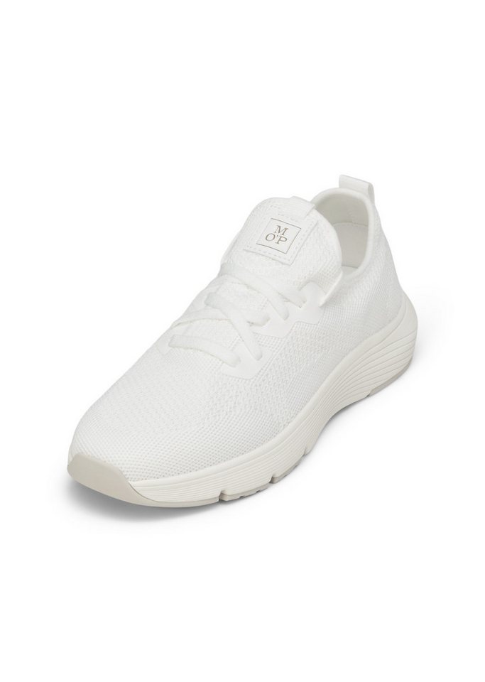 Marc O'Polo aus recyceltem Polyester Sneaker (weiß)