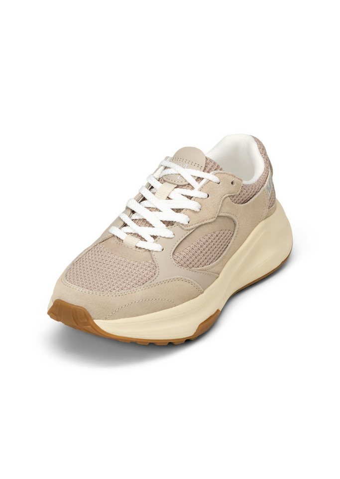 Marc O'Polo aus Rindleder mit Mesh-Einsatz Sneaker