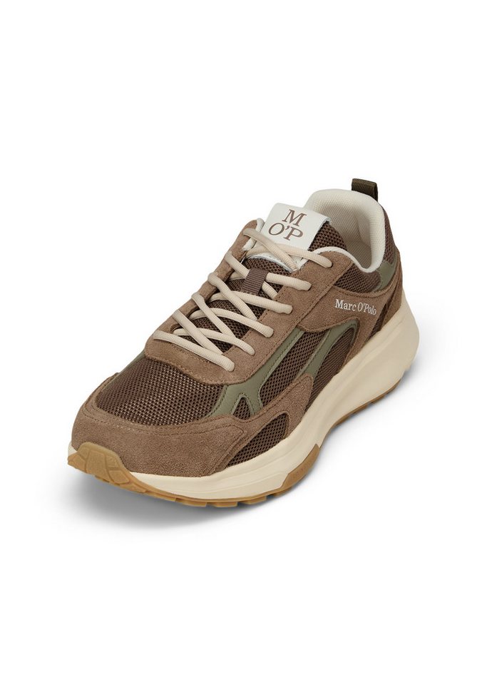 Marc O'Polo aus Rindleder und Mesh Sneaker