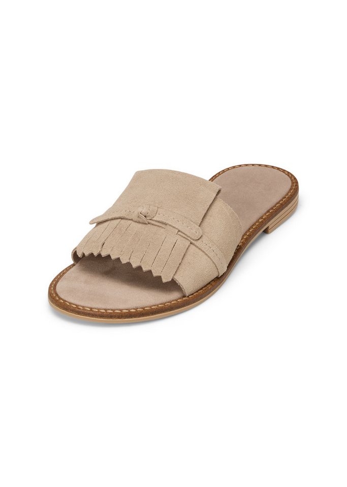 Marc O'Polo aus weichem Veloursleder Sandale (braun)
