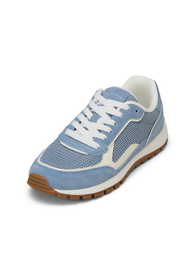 Marc O'Polo aus softem Veloursleder Sneaker (blau)