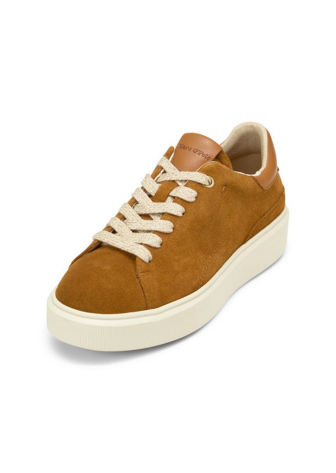 Marc O'Polo aus softem Veloursleder Sneaker (caramel)