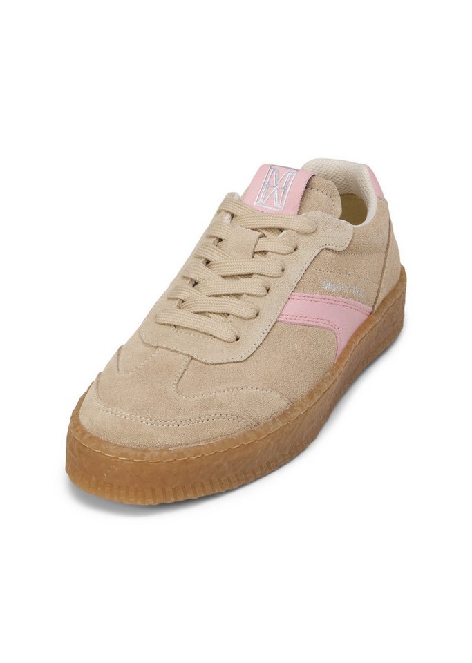 Marc O'Polo aus softem Veloursleder Sneaker (Raw Cream)