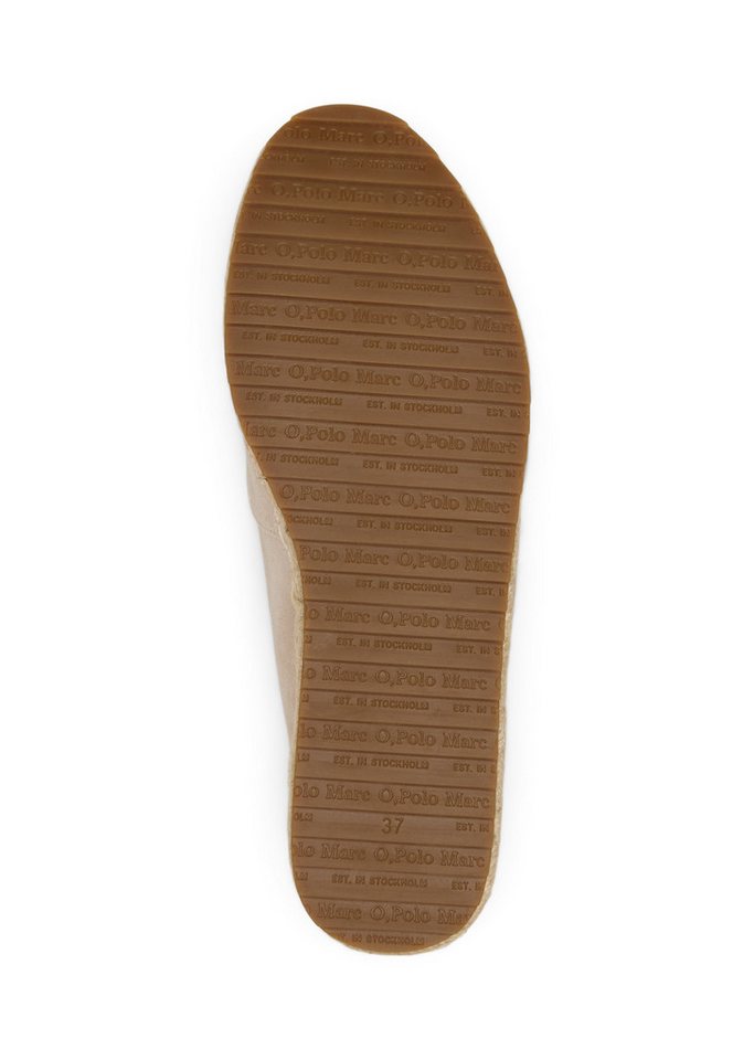 Marc O'Polo aus Suede-Ziegenleder Espadrille (braun)