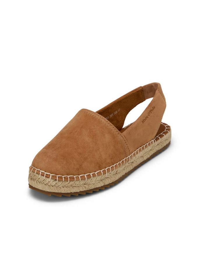 Marc O'Polo aus Suede-Ziegenleder Espadrille (braun)