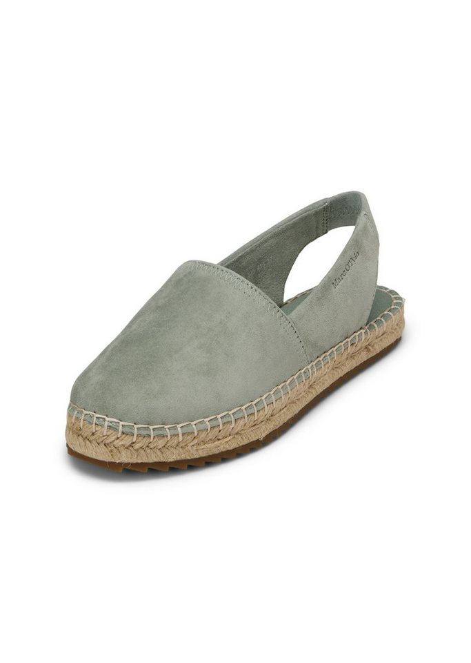 Marc O'Polo aus Suede-Ziegenleder Espadrille (Calm Sage)