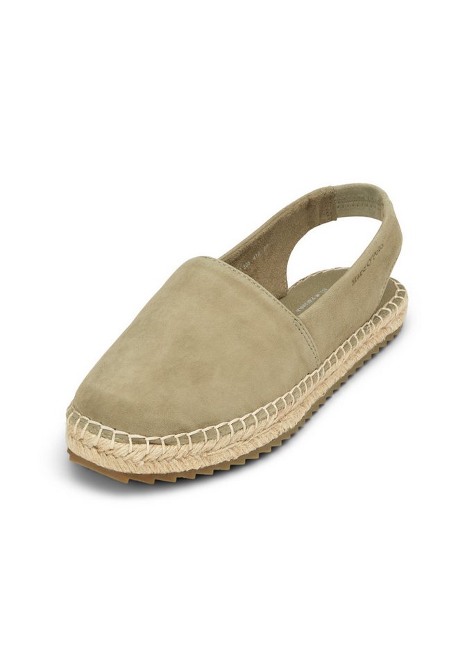Marc O'Polo aus Suede-Ziegenleder Espadrille (grün)