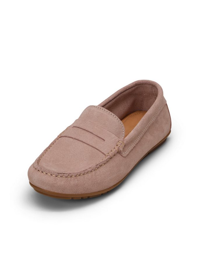 Marc O'Polo aus Velours-Rindleder Mokassin (chalky peach)