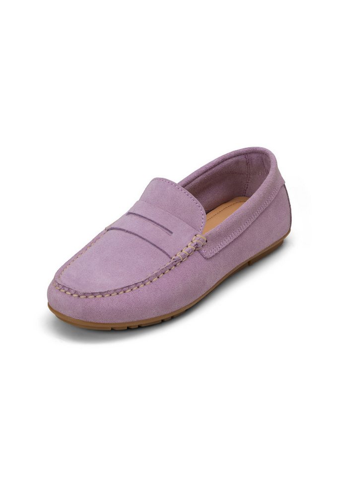 Marc O'Polo aus Velours-Rindleder Mokassin (dusty lavender)