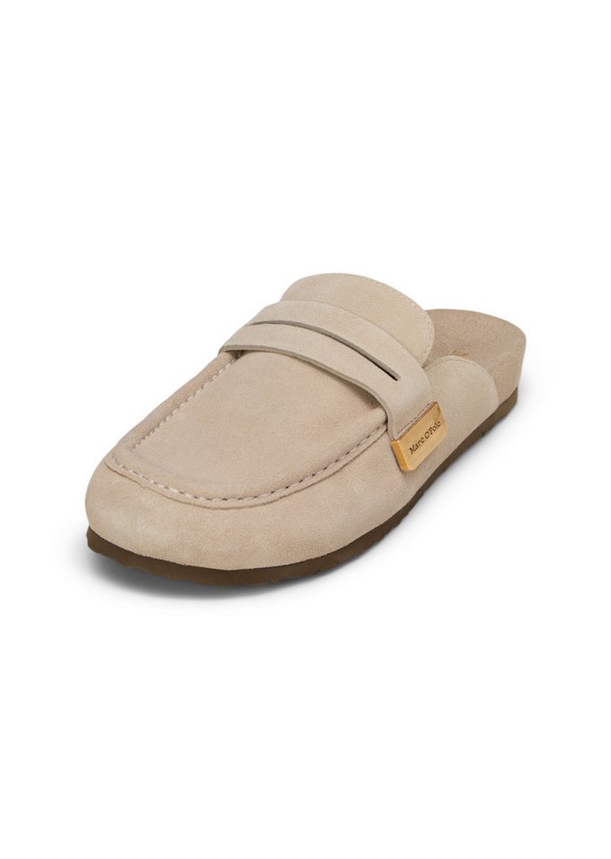 Marc O'Polo aus Veloursleder Sabot (braun)