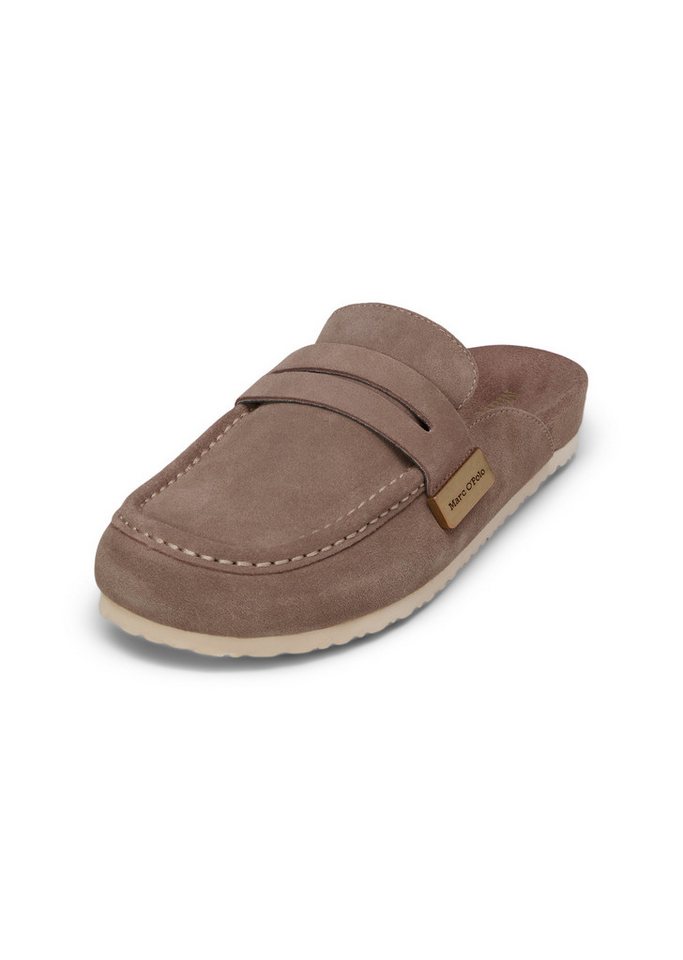 Marc O'Polo aus Veloursleder Sabot (braun)