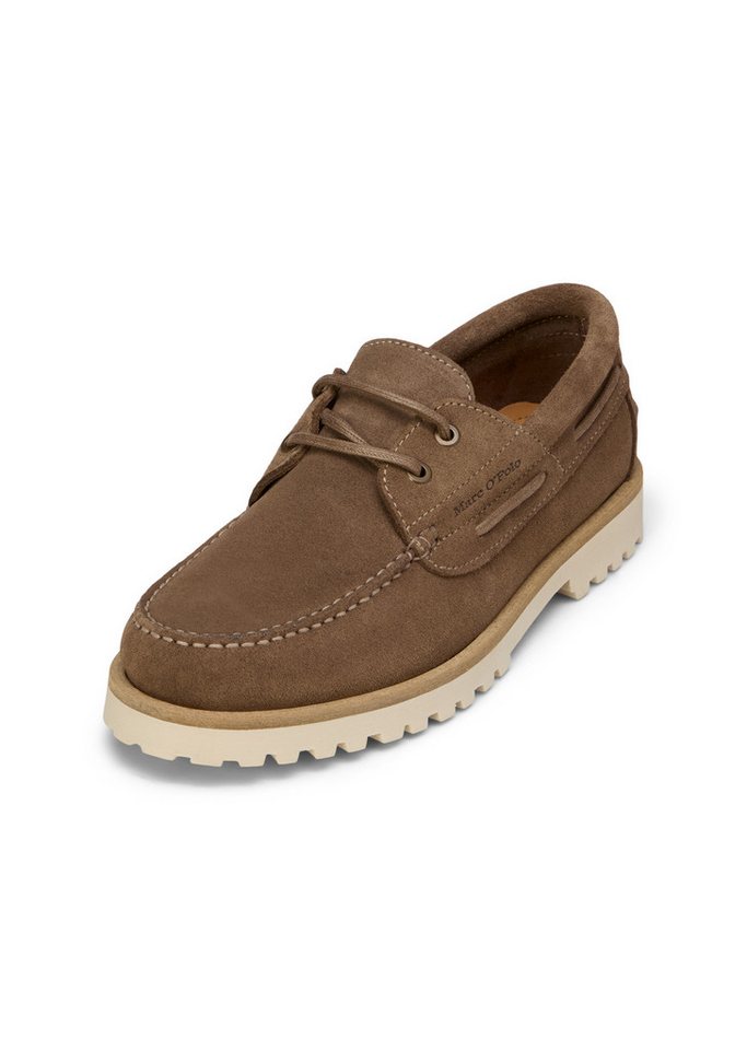 Marc O'Polo aus weichem Veloursleder Bootsschuh (braun)