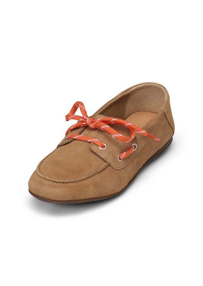 Marc O'Polo aus weichem Veloursleder Bootsschuh (braun)