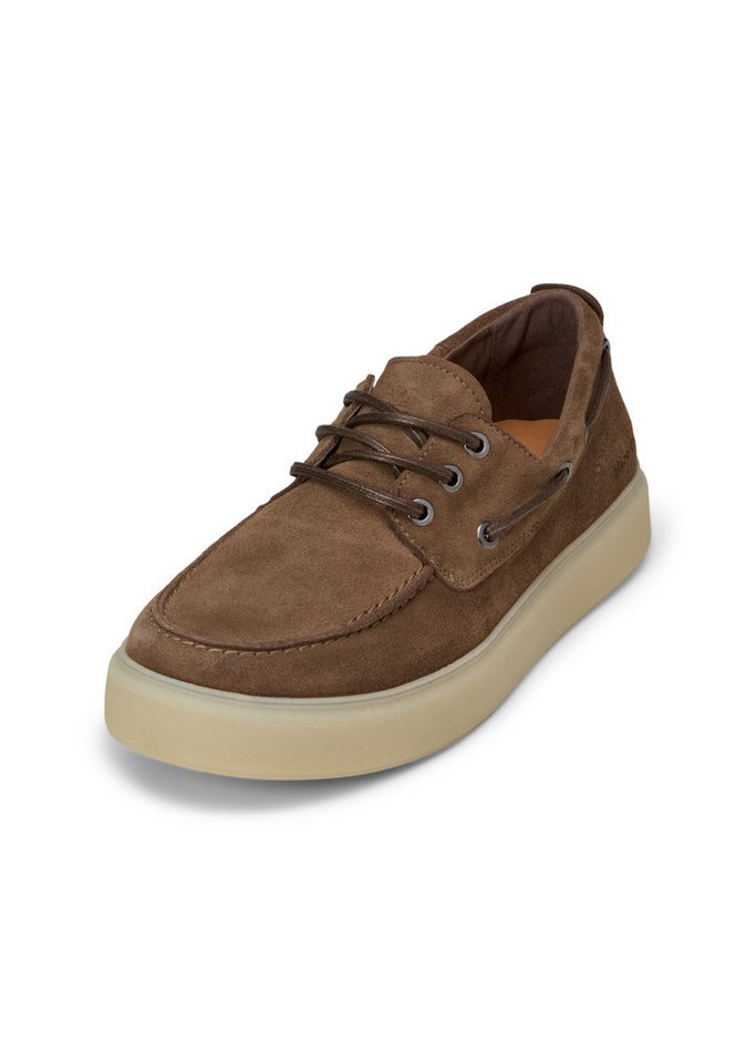 Marc O'Polo aus weichem Veloursleder Bootsschuh (braun)