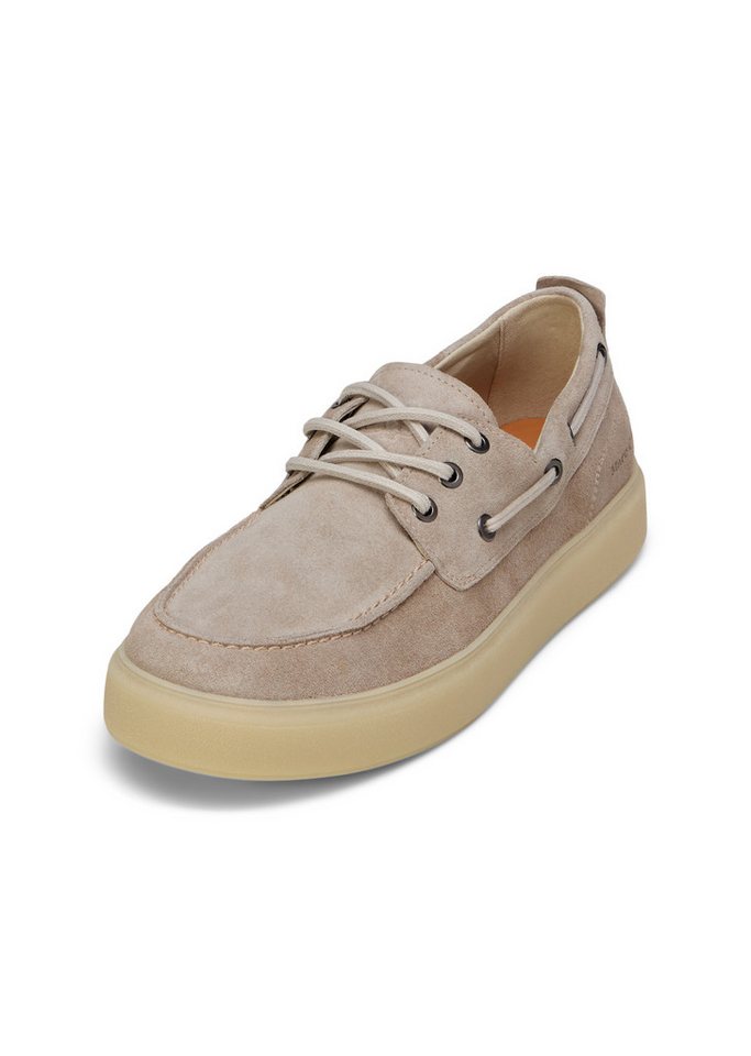 Marc O'Polo aus weichem Veloursleder Bootsschuh (braun)