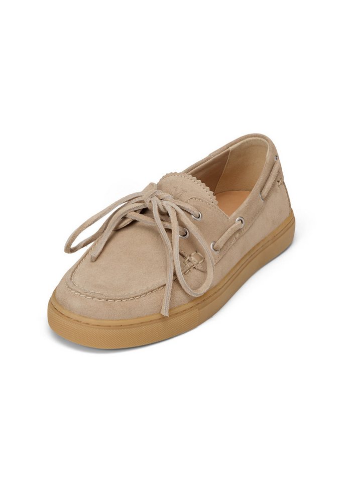 Marc O'Polo aus weichem Veloursleder Bootsschuh (braun)