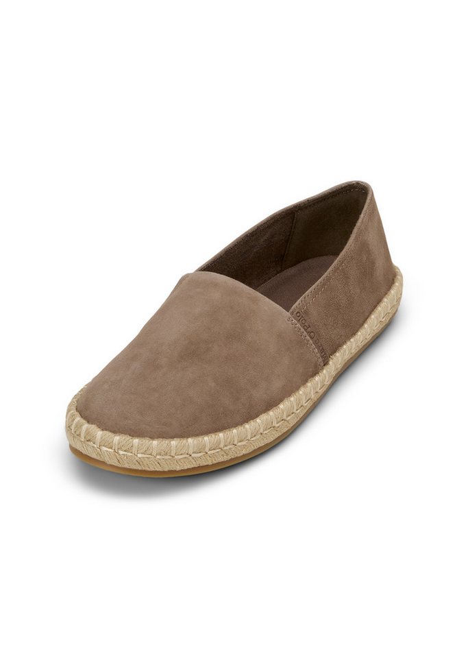 Marc O'Polo aus weichem Veloursleder Espadrille (braun)