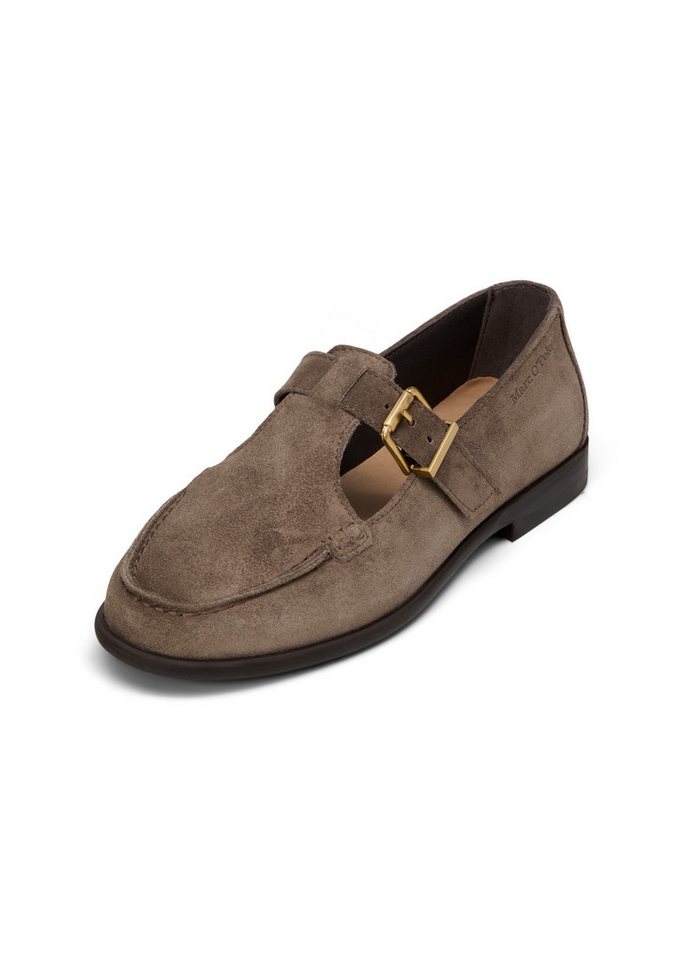 Marc O'Polo aus weichem Veloursleder Loafer (braun)