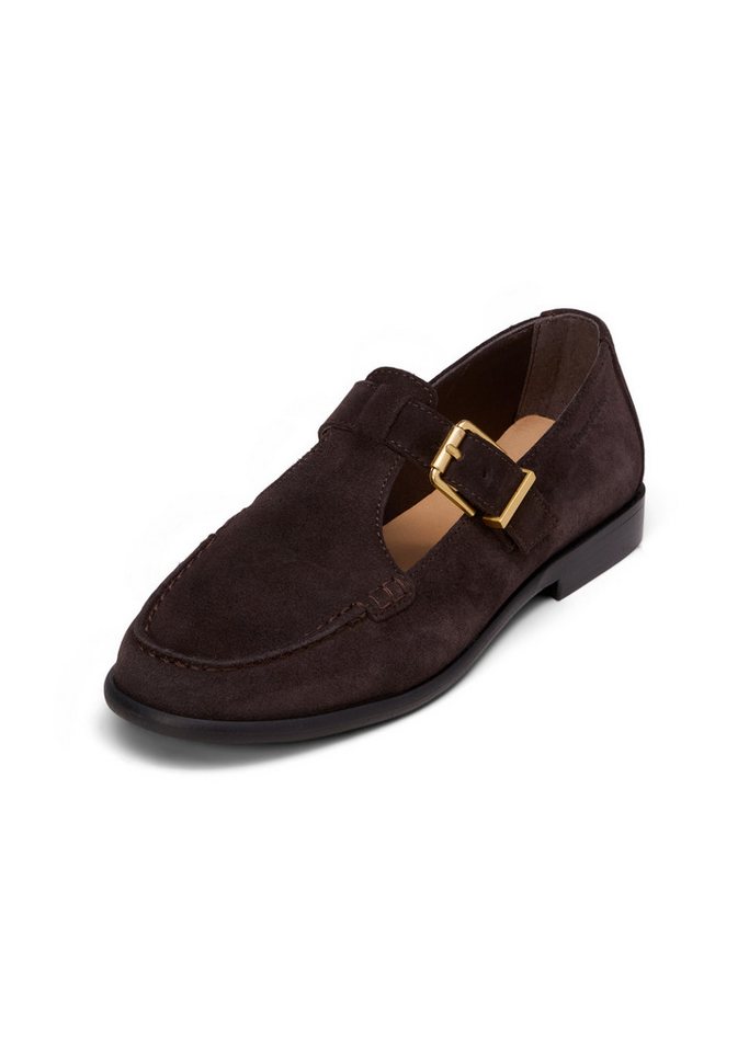 Marc O'Polo aus weichem Veloursleder Loafer (burnt coffee)