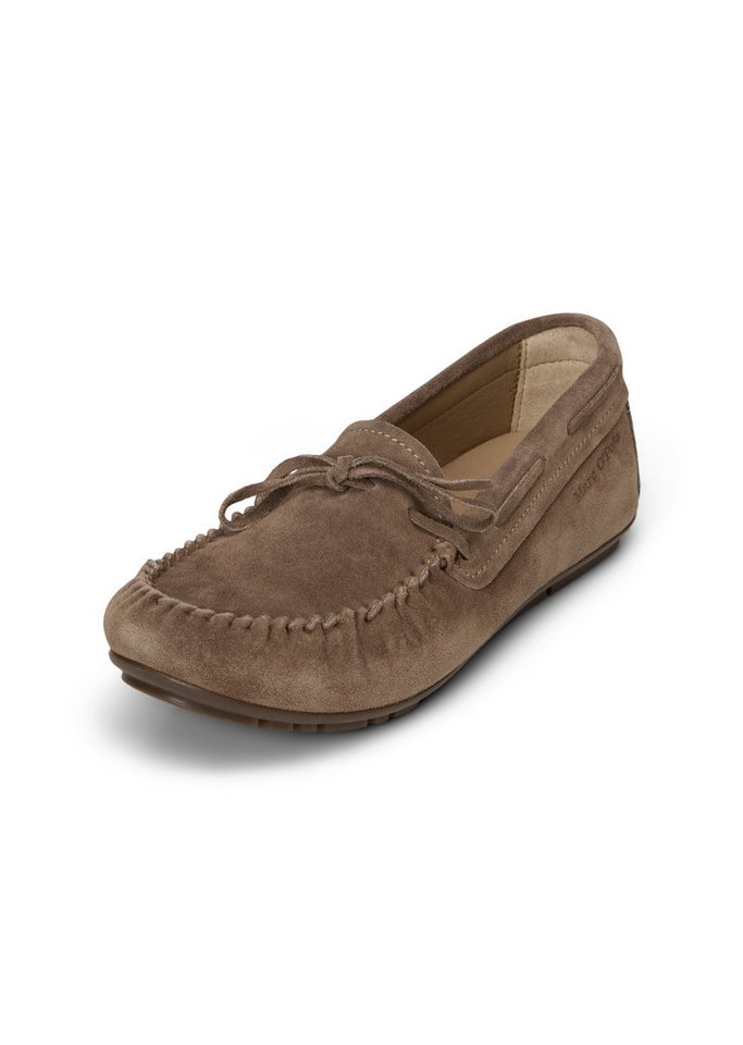 Marc O'Polo aus weichem Veloursleder Mokassin (braun)
