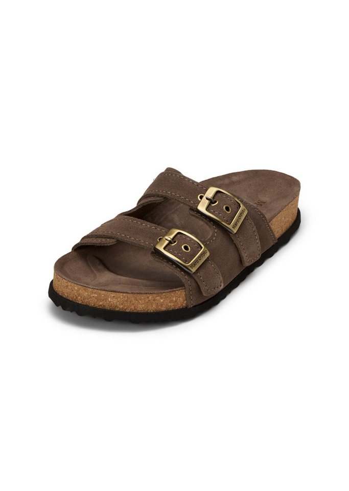 Marc O'Polo aus weichem Veloursleder Sandale (braun)