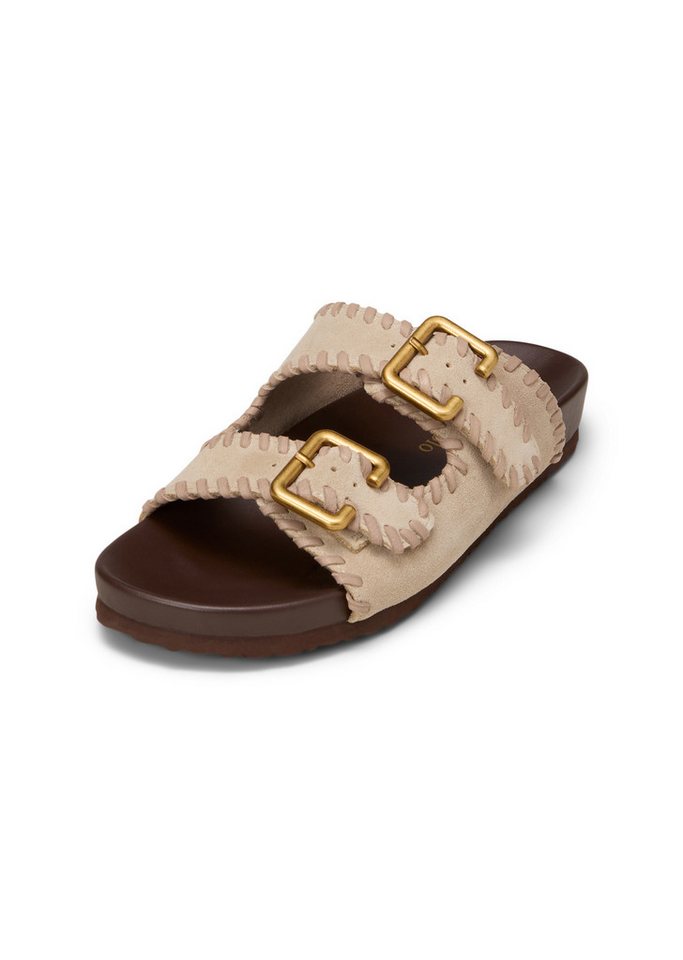 Marc O'Polo aus weichem Veloursleder Sandale (braun)