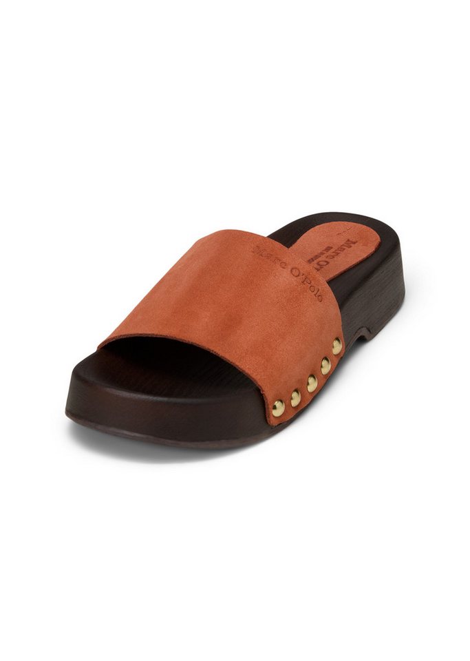 Marc O'Polo aus weichem Veloursleder Sandale (orange)