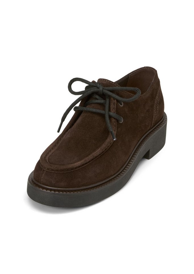 Marc O'Polo aus weichem Veloursleder Schlupfboots (braun)